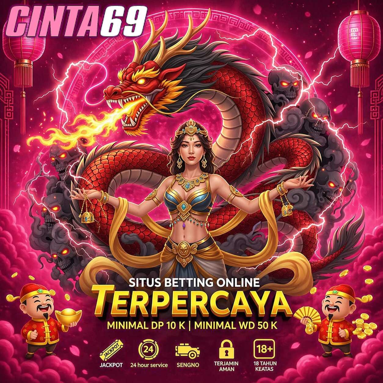 CINTA69: Link Slot Gacor Gampang Maxwin Deposit Receh 10K Terpercaya